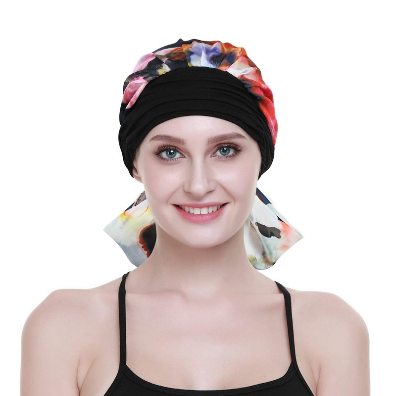 FocusCare Chemo HeadWraps For Cancer Patients Feminine HeadBands Bandana Caps - Image 5